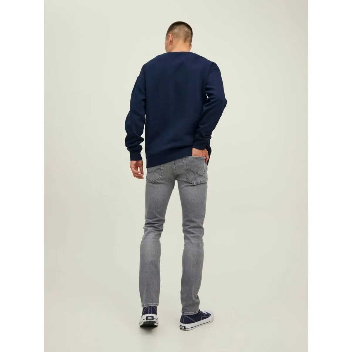 12208182 CREW NECK-NAVY BLAZER