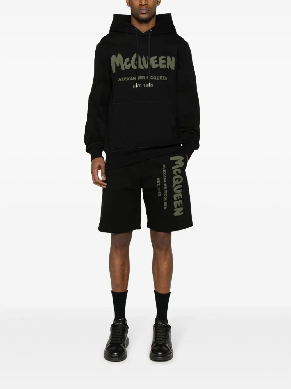 ALEXANDER MCQUEEN GRAFFITI PRT SHORTS