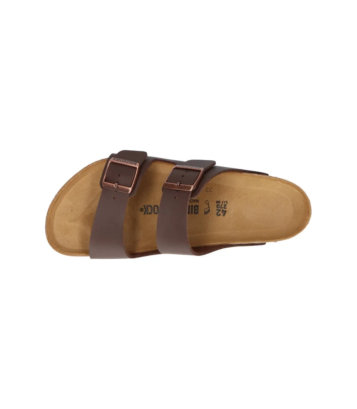 Birkenstock Arizona BF Dark Brown REGULAR (51701) Hombre Marron