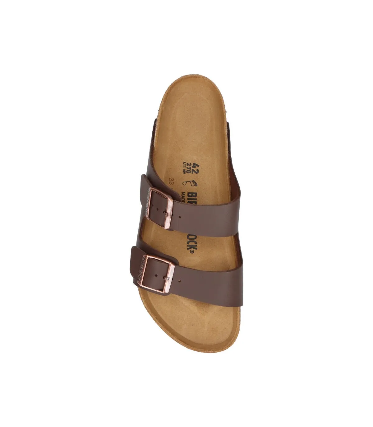 Birkenstock Arizona BF Dark Brown REGULAR (51701) Hombre Marron