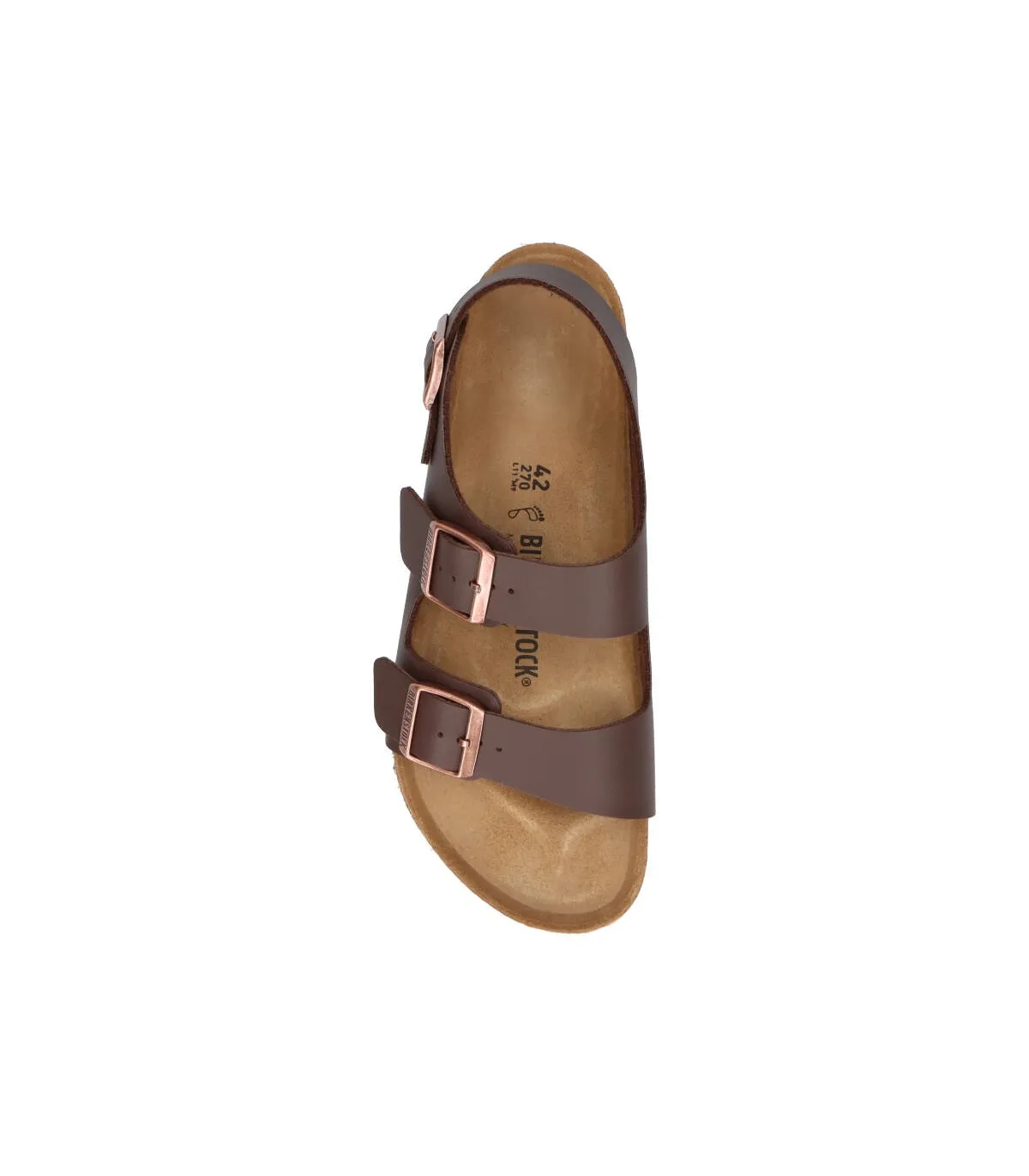 Birkenstock Milano BF Dark Brown REGULAR (34701) Hombre Marron