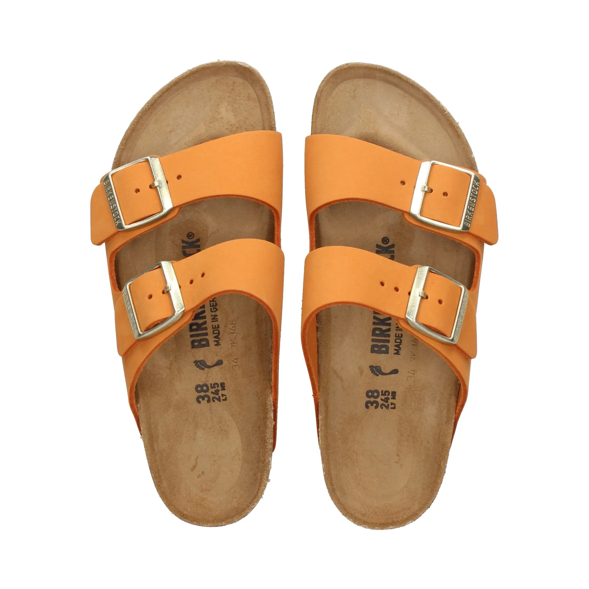 BIRKENSTOCK Sandalias planas de Mujer Burnt Orange