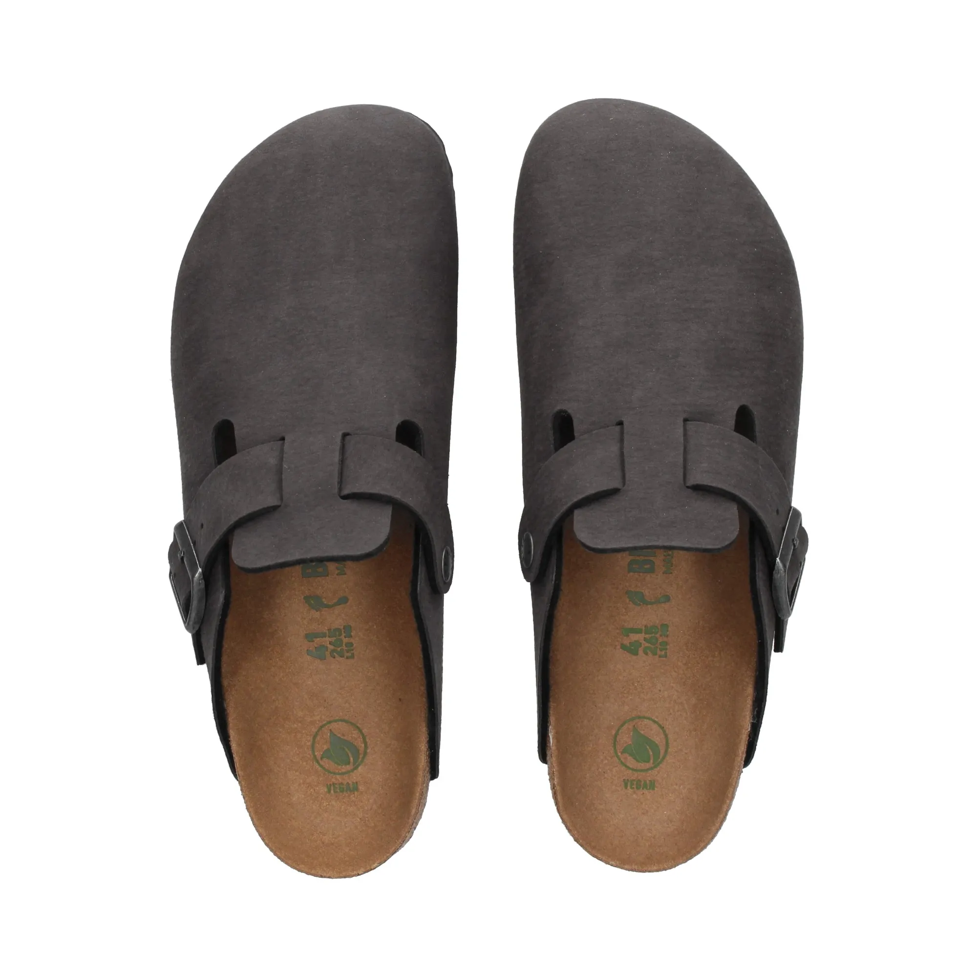 BIRKENSTOCK Zuecos de hombre Black VEG