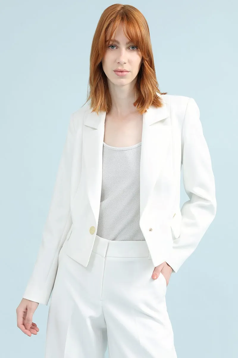 BLAZER CROPPED, CRUDO 