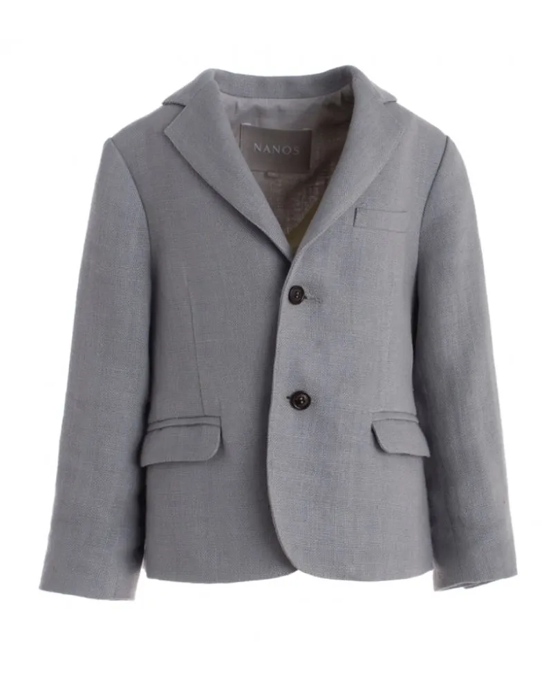 Blazer Lino Gris Claro Nanos