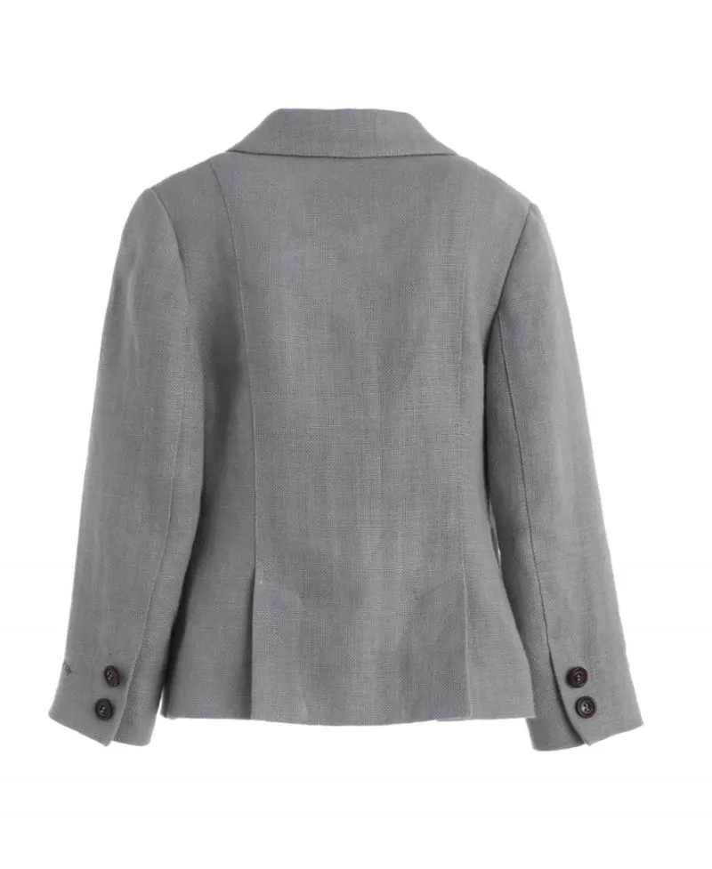 Blazer Lino Gris Claro Nanos