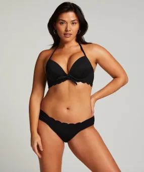 Braguita de Bikini Rio Scallop - Negro