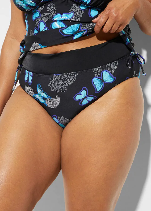 Braguita de bikini sostenible Negro-azul