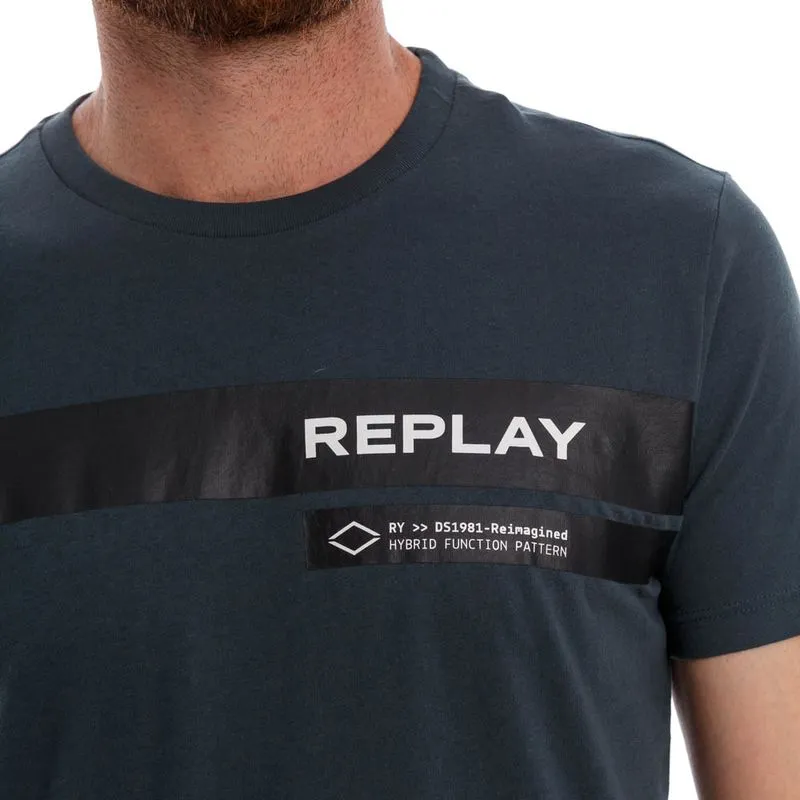 Camiseta Para Hombre Basic Jersey 30/1 Replay 29875