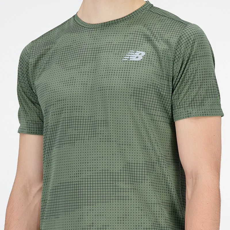 Camiseta Para Hombre Printed Sleeve New Balance 57499