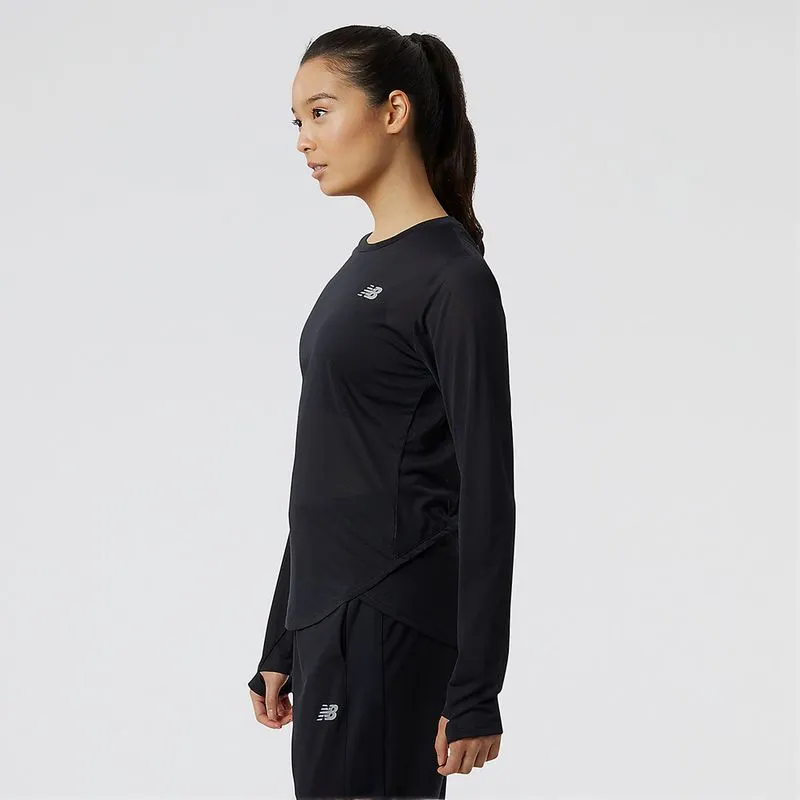 Camiseta Para Mujer Accelerate Long Sleeve Top New Balance 55952