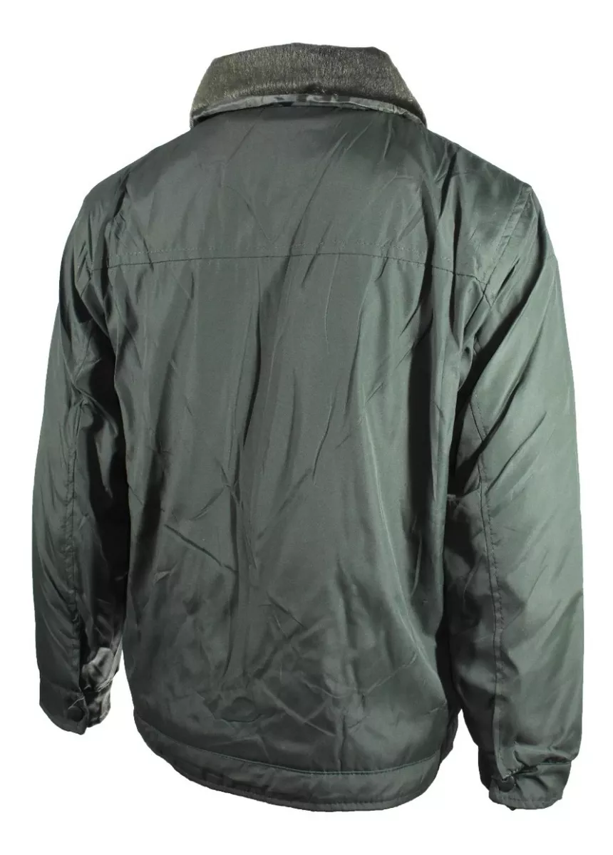 Campera Parka Hombre Impermeable Nylon Camisero Piel K-bed