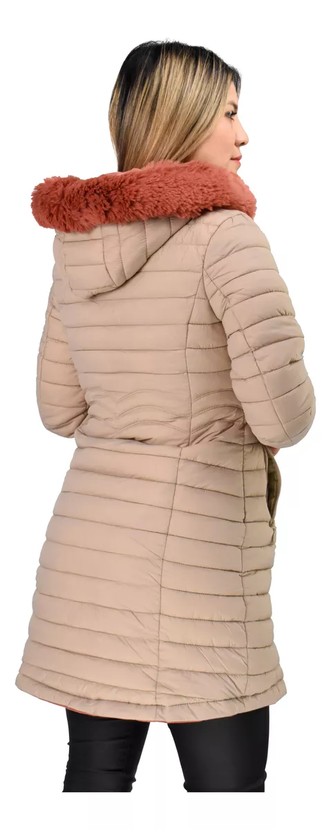 Campera Parka Mujer Reversible Impermeable Importada Yd 8131