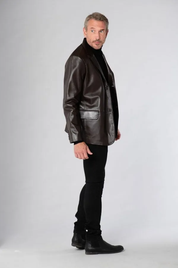 Cazadora Hombre Cityzen Blazer Marron