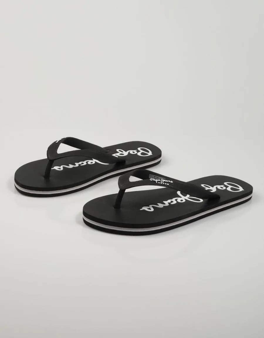  chanclas PEPE JEANS Bay en Negro 78423