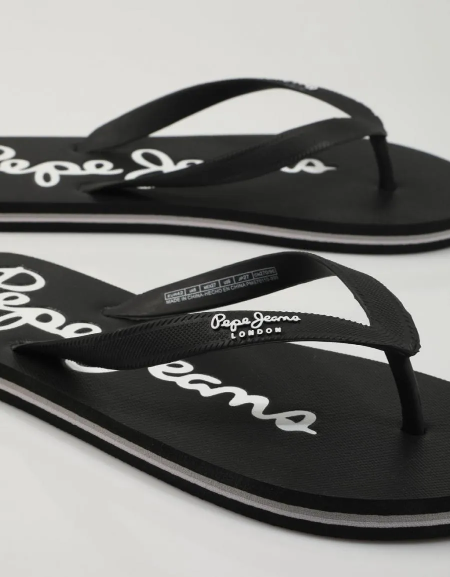  chanclas PEPE JEANS Bay en Negro 78423