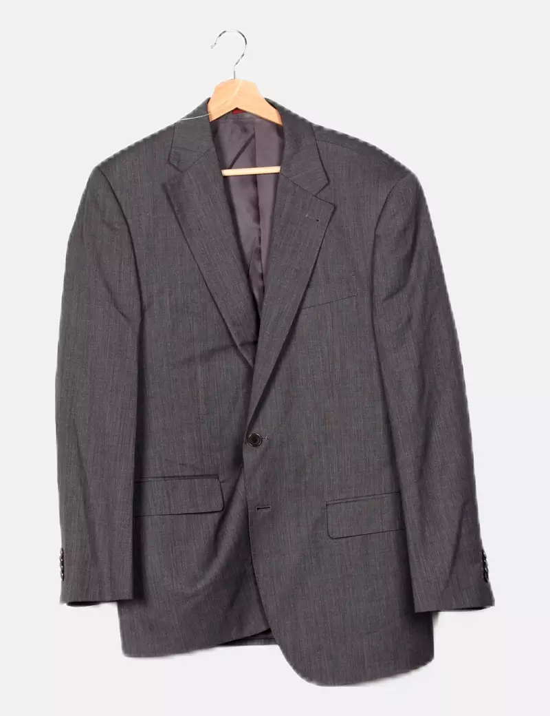 Cortefiel Blazer gris hombreras