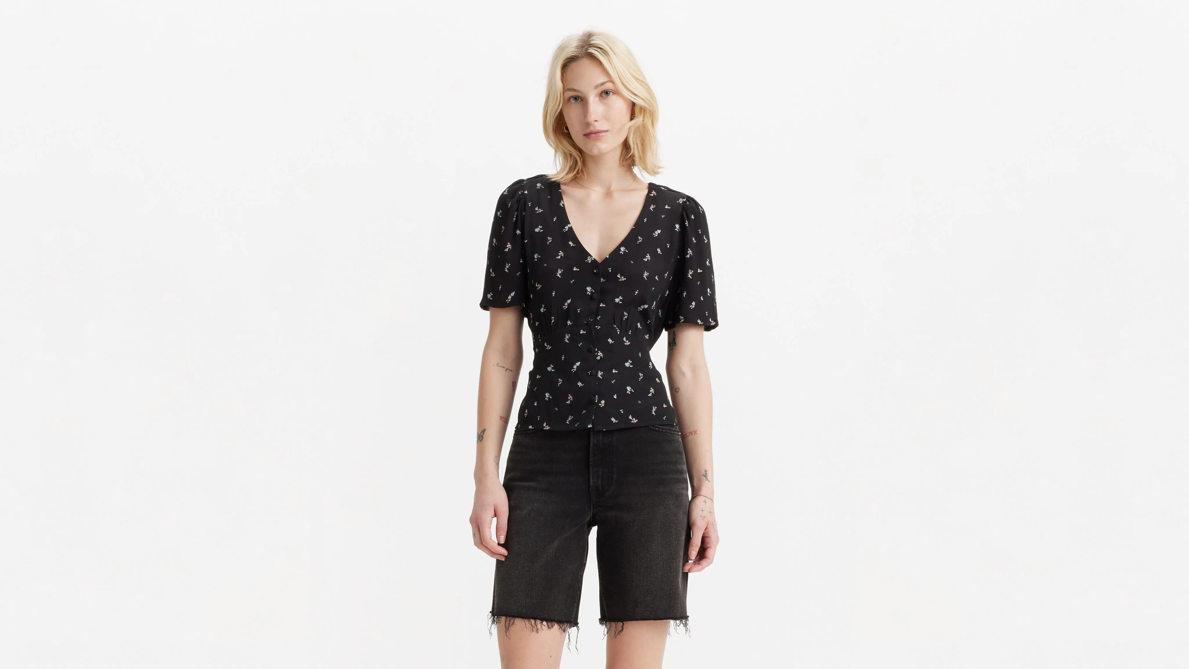 Dolores Short Sleeve Blouse