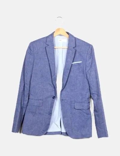 H&M Blazer azul