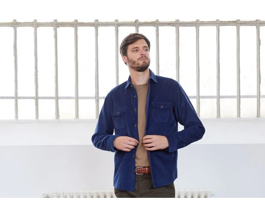 Indigo Corduroy over shirt - VICTORIN