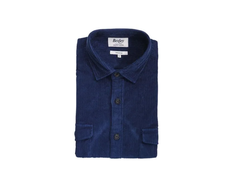 Indigo Corduroy over shirt - VICTORIN