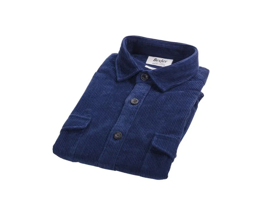 Indigo Corduroy over shirt - VICTORIN