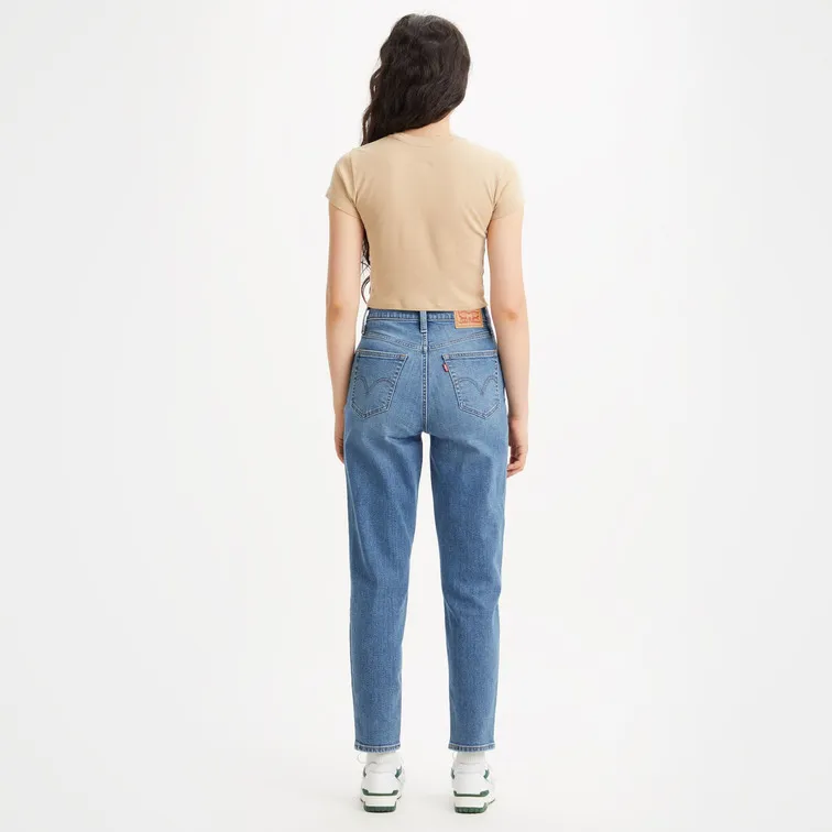 JEANS DE TIRO ALTO CORTE MOM MUJER LEVI'S