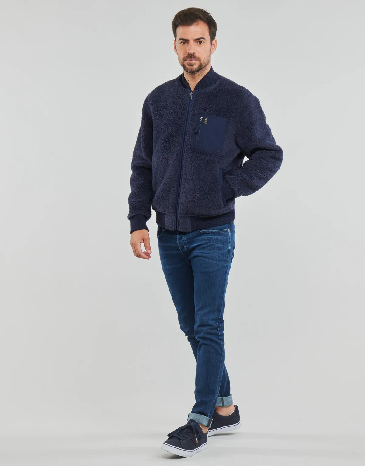 LSBOMBERM5-LONG SLEEVE-FULL ZIP