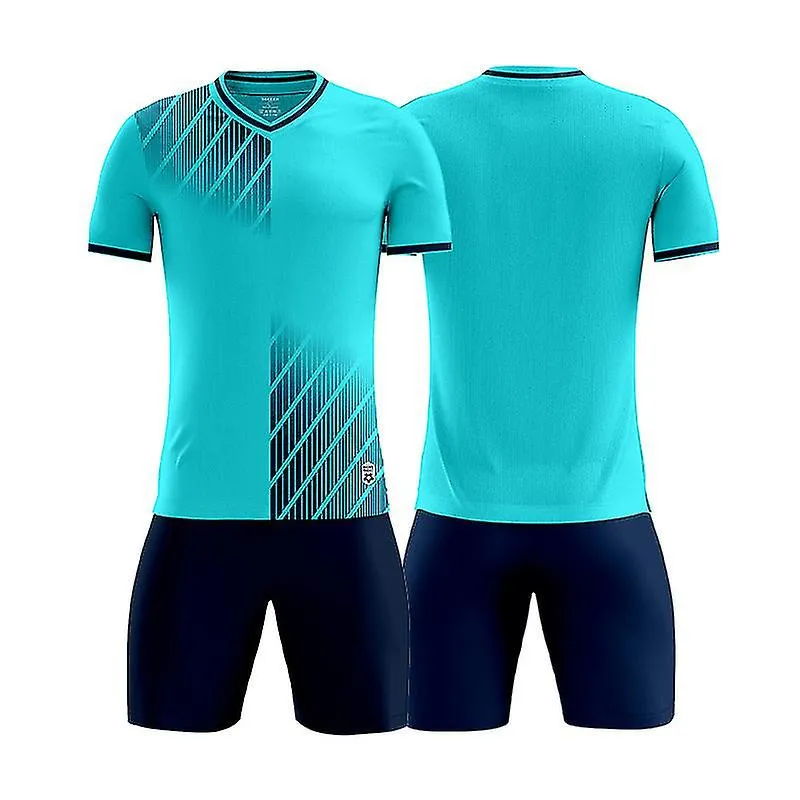 Men's Soccer Jersey Soccer Training Suits Sportswear Blue D8857