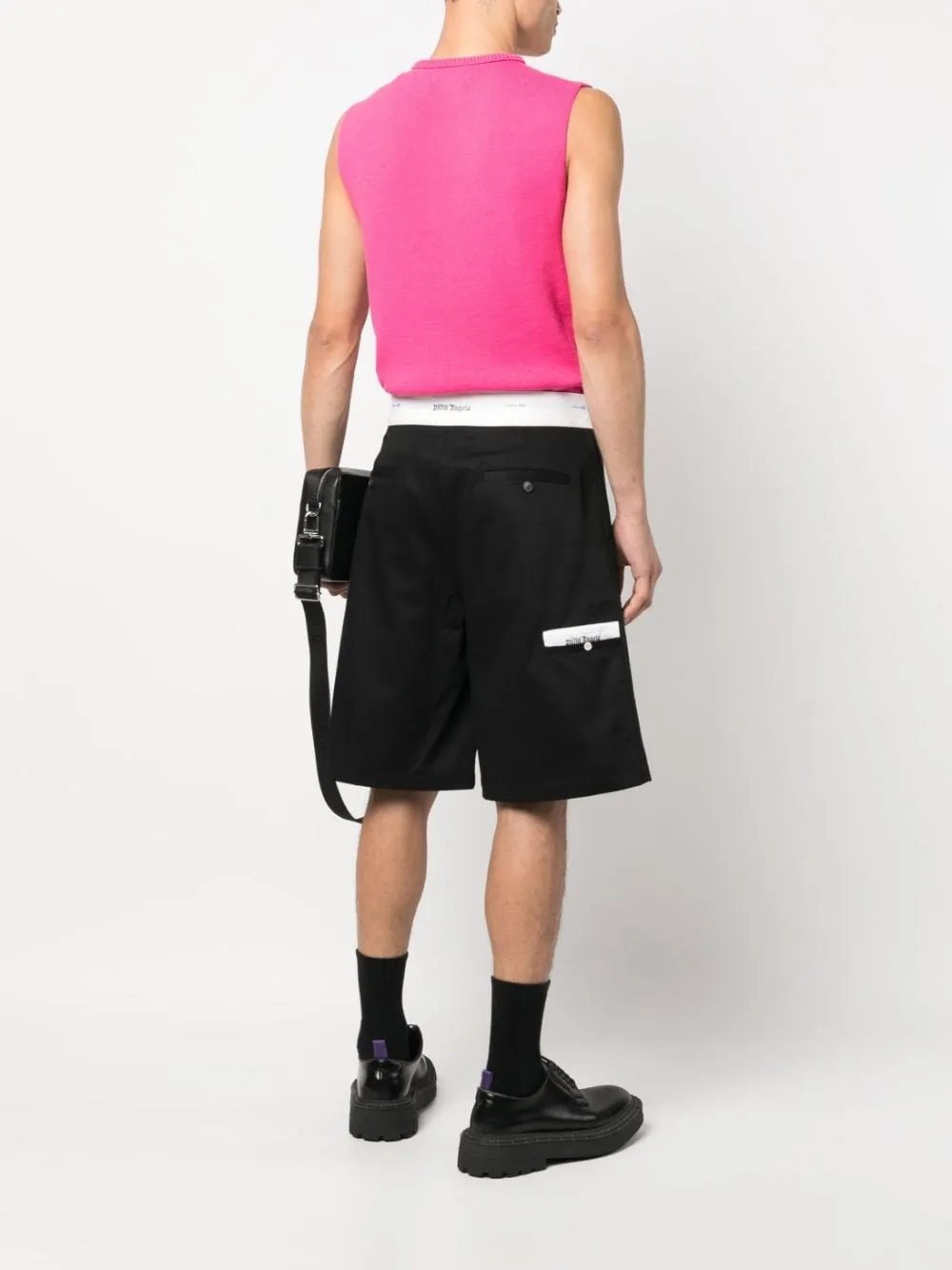 PALM ANGELS SARTORIAL WAISTBAND SHORTS