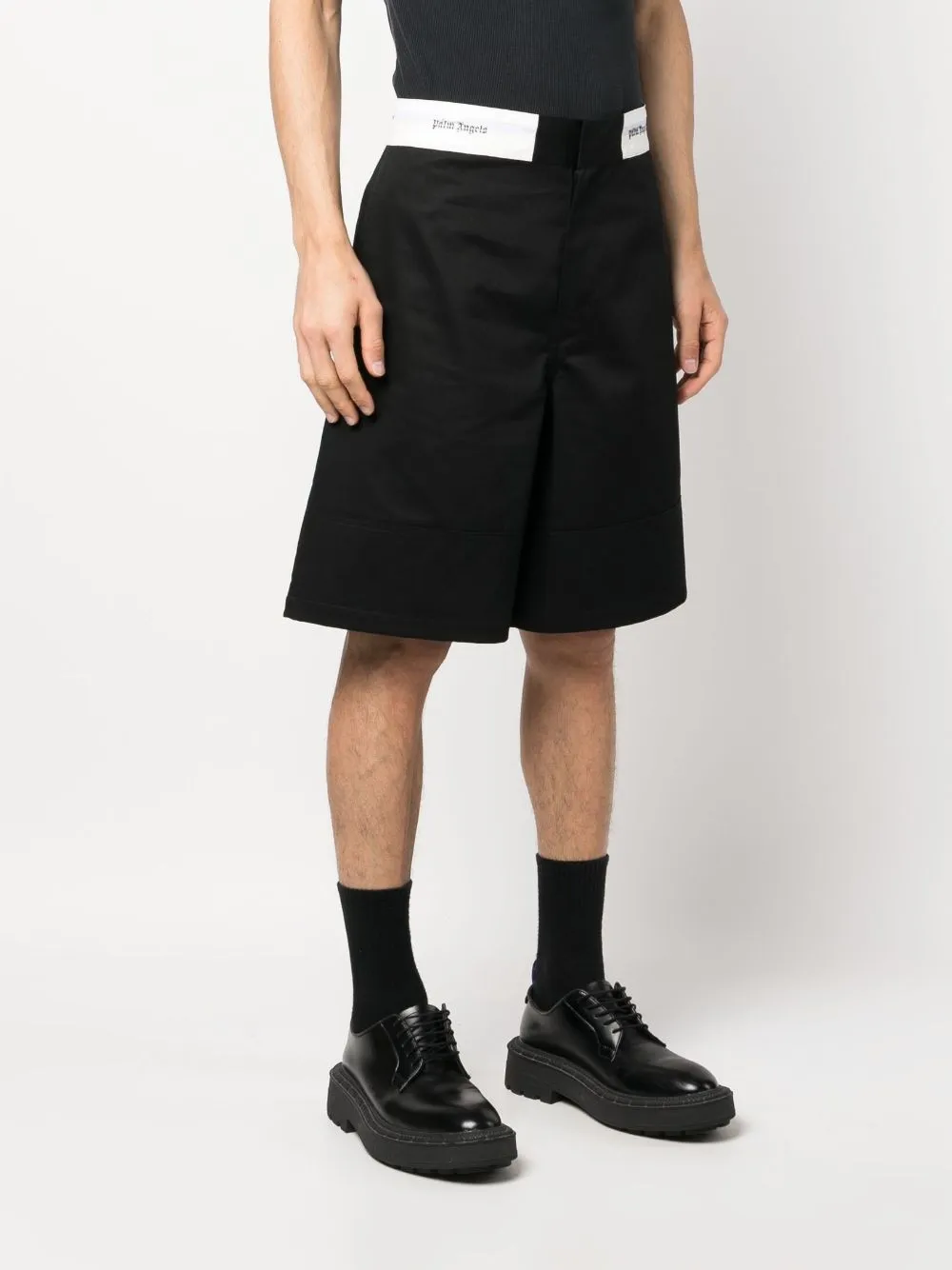 PALM ANGELS SARTORIAL WAISTBAND SHORTS