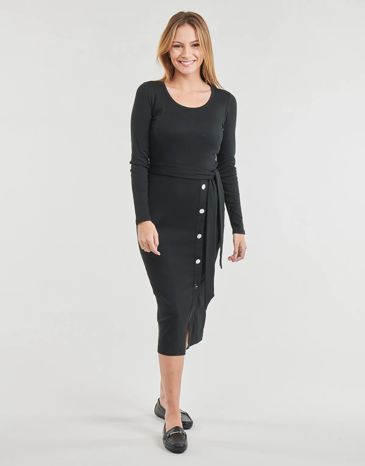 PARISSA-LONG SLEEVE-DAY DRESS