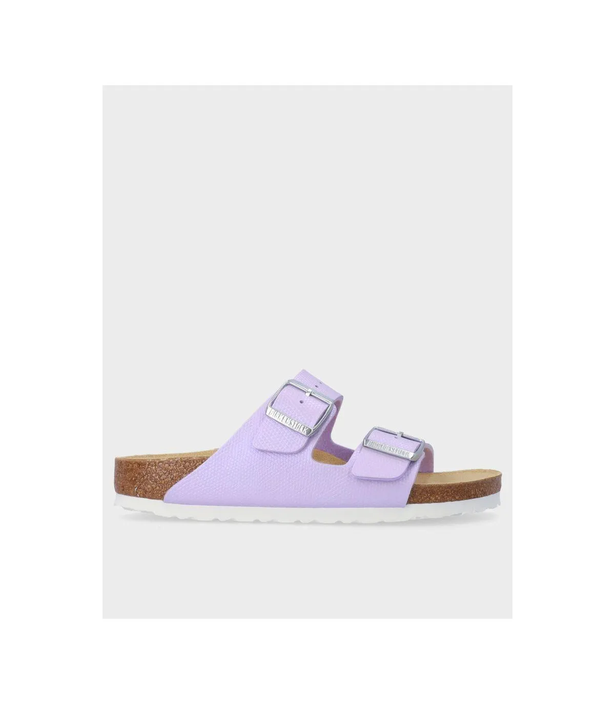 SANDALIA PLANA BIRKENSTOCK ARIZONA BF SHINY LIZARD PURPLE FOG