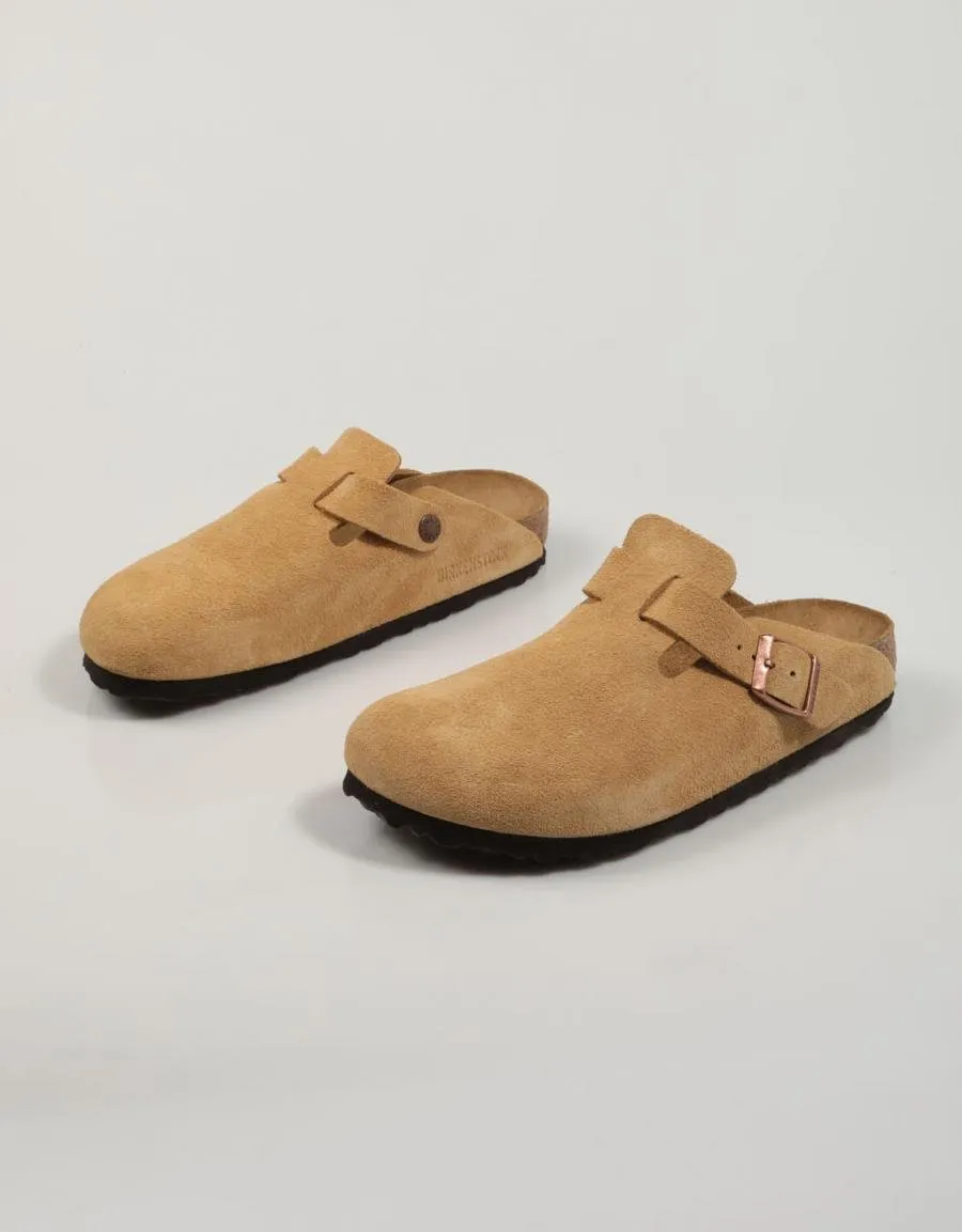  sandalias BIRKENSTOCK Boston Suede en Couro 82908