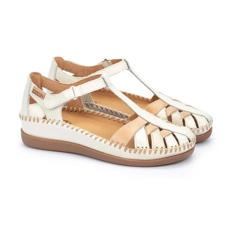 Sandalias Planas Pikolinos W8k-0705 Mujer Beig