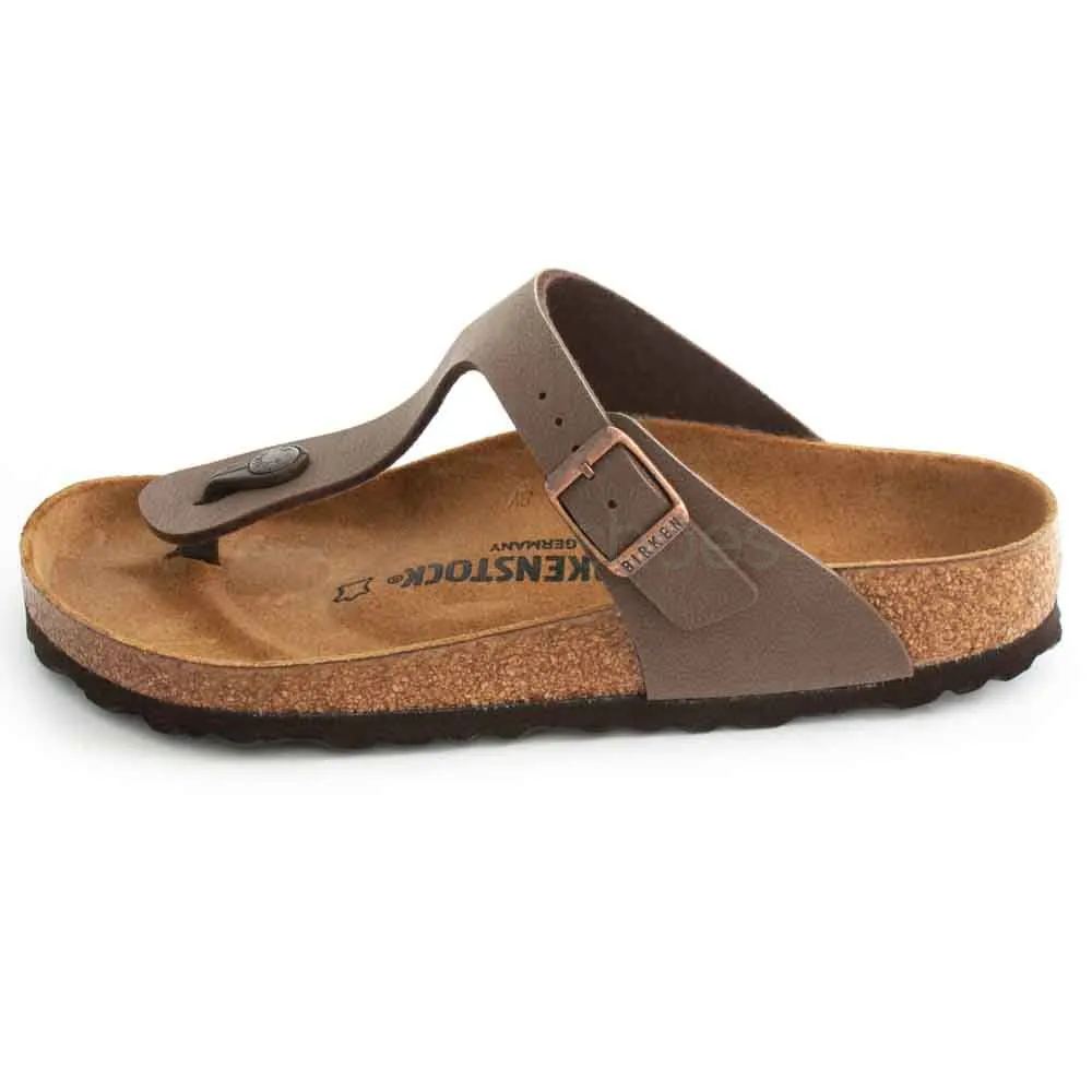 Sandálias BIRKENSTOCK 043751 Gizeh Nubuck Mocca