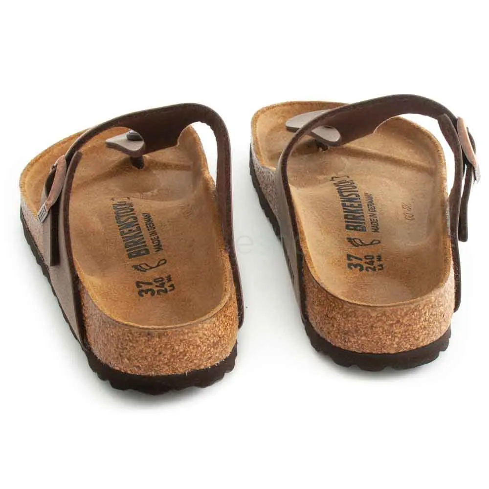 Sandálias BIRKENSTOCK 043751 Gizeh Nubuck Mocca