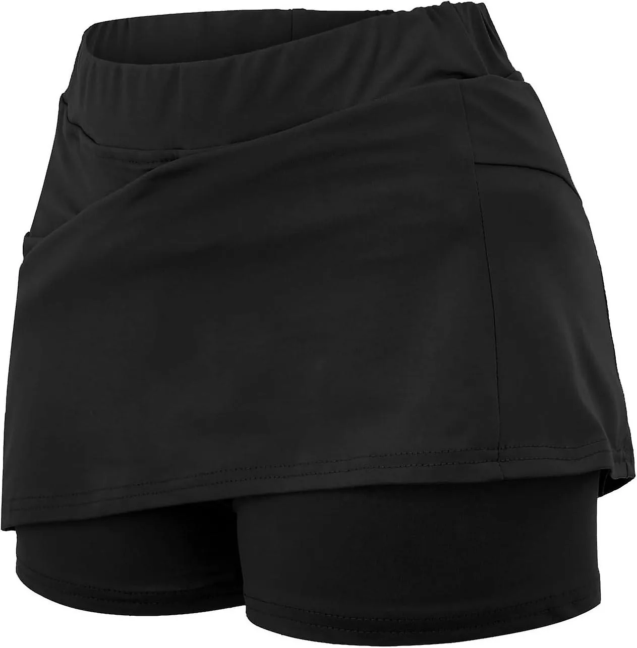 Skorts for Women with Pockets - Lightweight Skirt Athletic Inner Shorts for Running Tennis free delivery