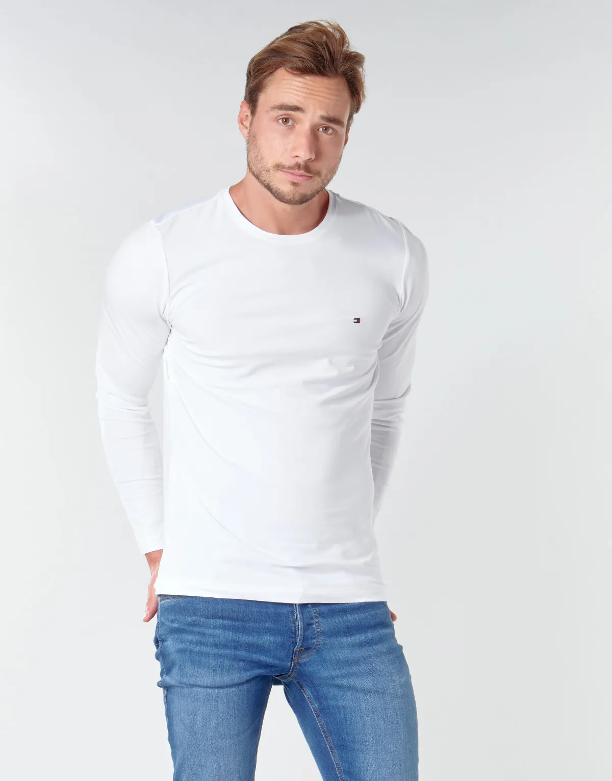 STRETCH SLIM FIT LONG SLEEVE TEE