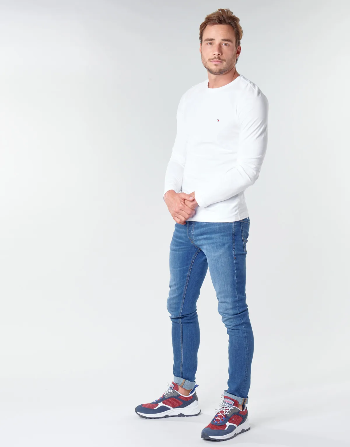 STRETCH SLIM FIT LONG SLEEVE TEE