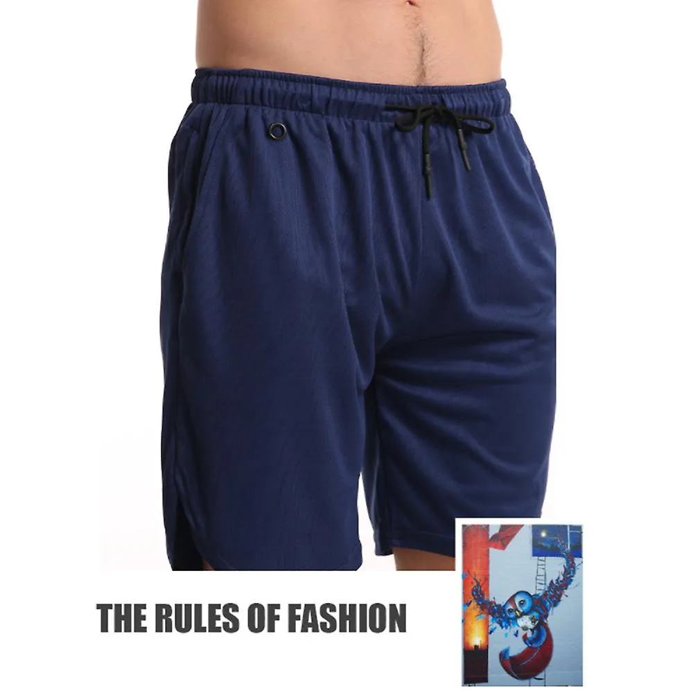 Summer Personality Trend Casual Fitness Sports Shorts Anti-embarrassment Quick-drying Functional Capris L