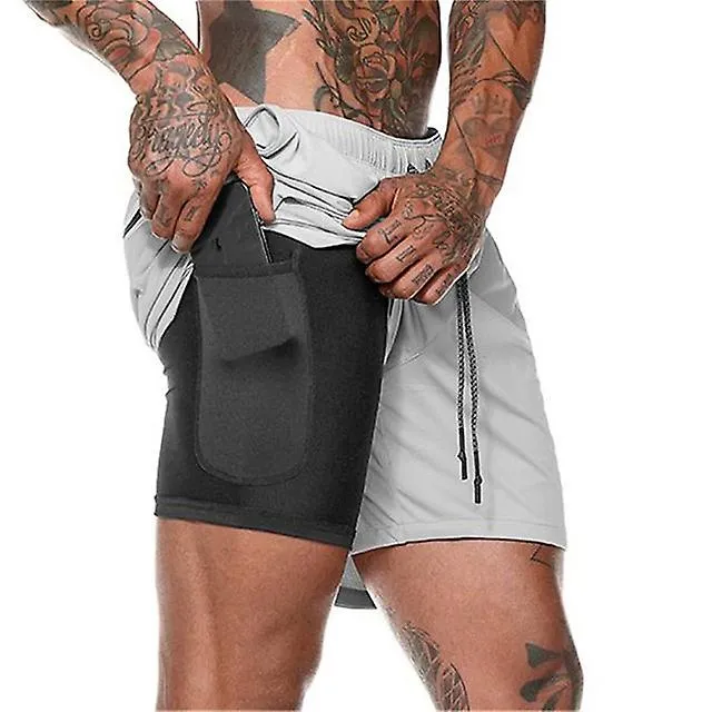 Summer Swimming Shorts For Men Pocket Quick Dry Swimwear Swimsuit Swim Trunks Bathing Briefs Beach Running Gym Wear Surf Boxer