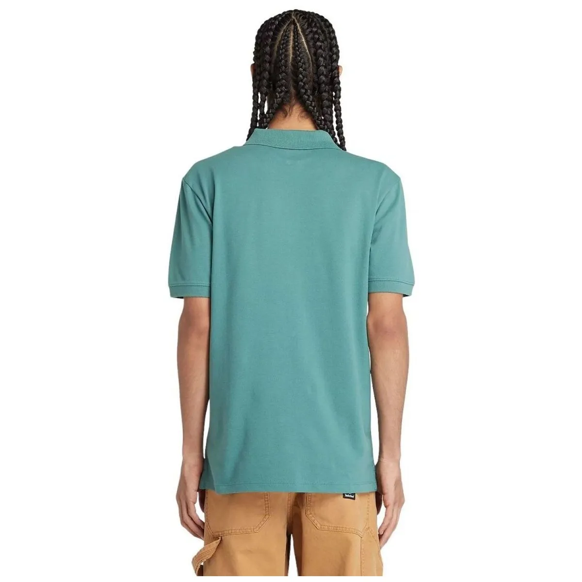 TB0A2DJE - SLEEVE STRETCH POLO-CL61 SEA PINE