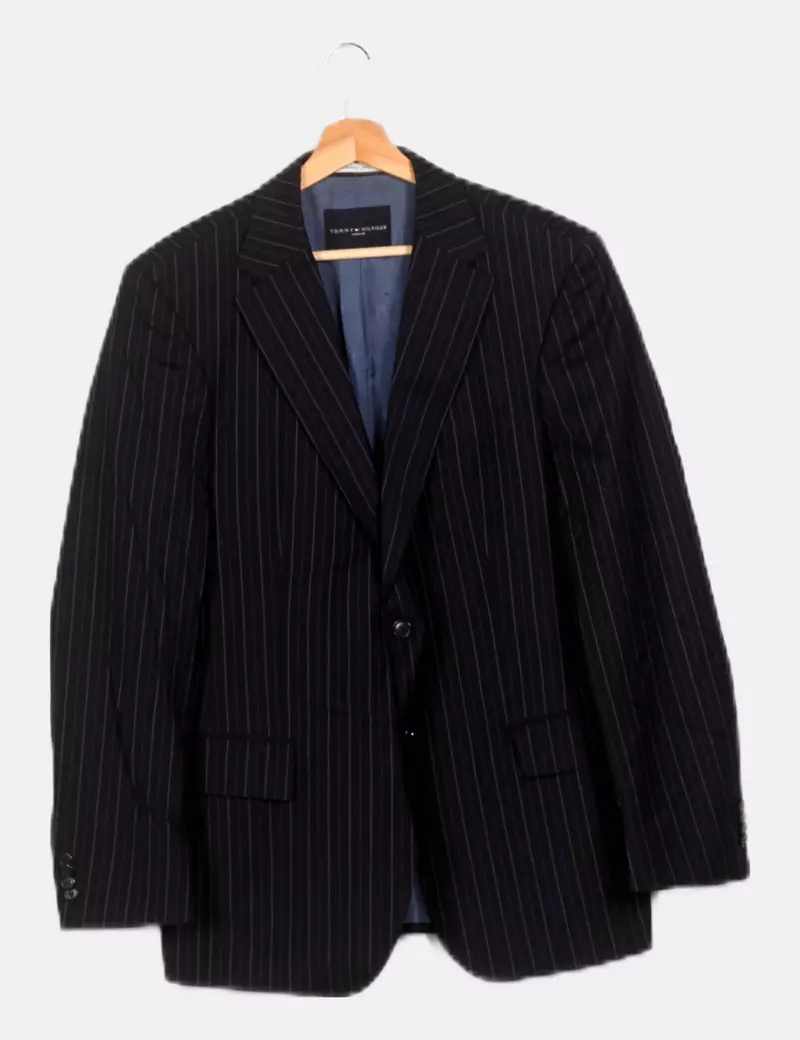 Tommy Hilfiger Blazer azul marino rayas