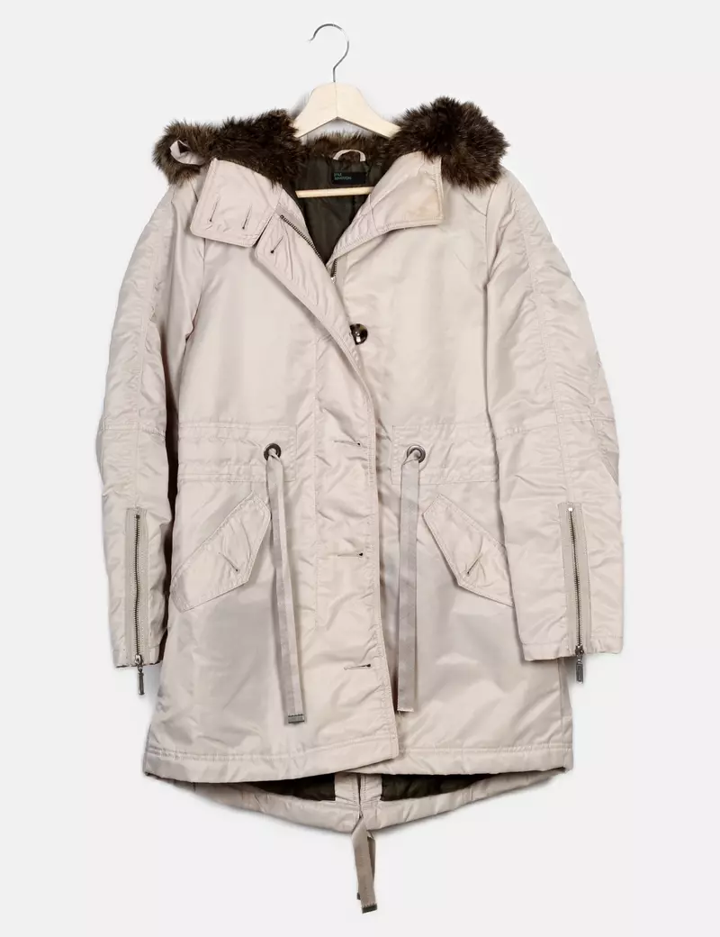 United colors of benetton Parka pelo