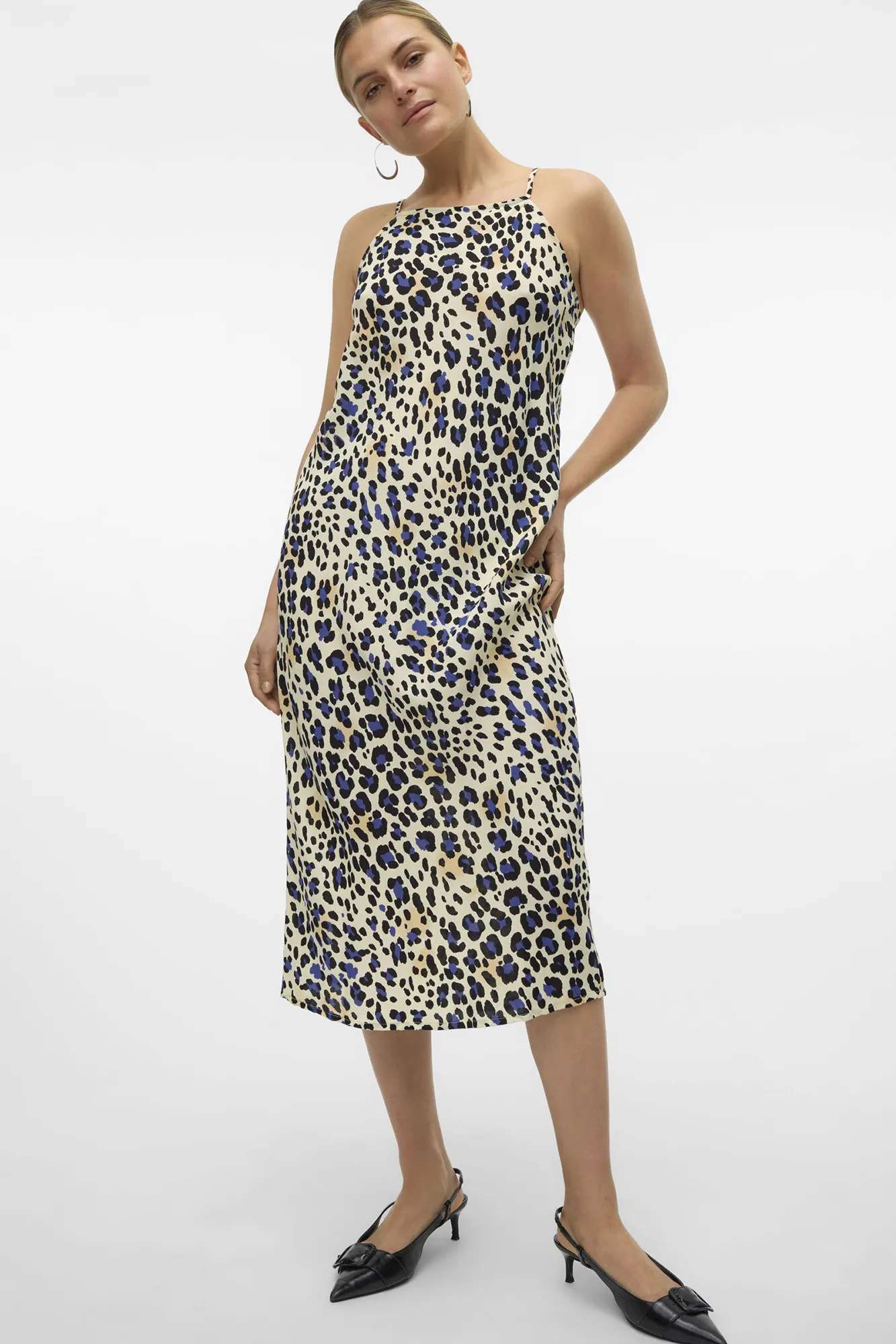 Vero Moda Vestido midi de tirantes