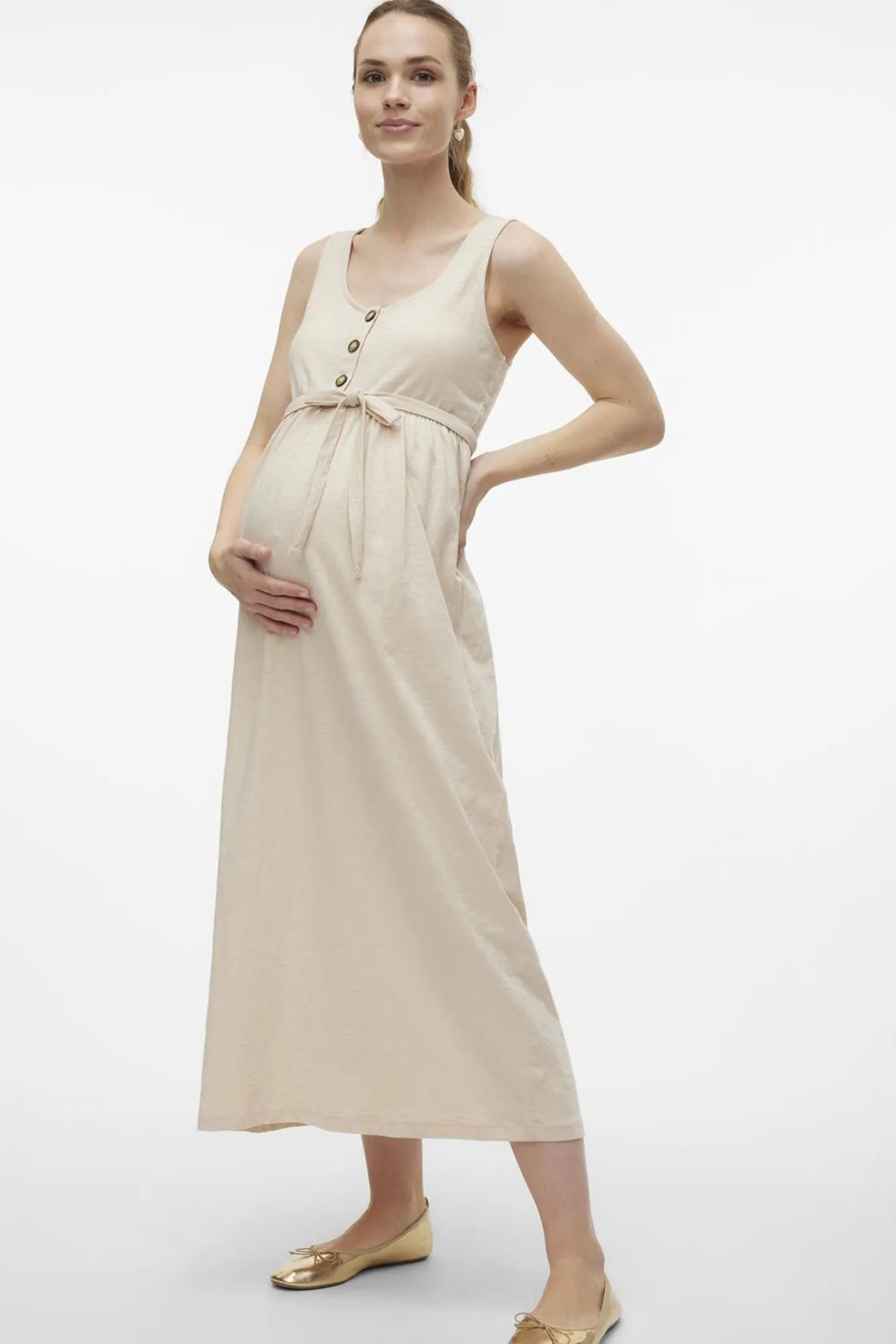 Vestido de tirantes maternity y lactancia