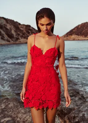 Vestido rojo Roses Fetiche Suances