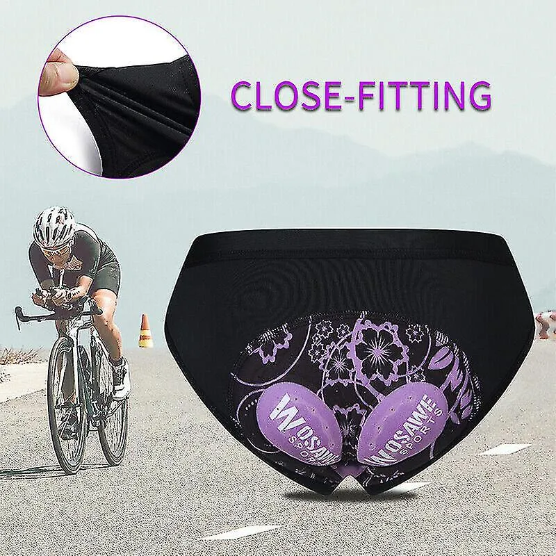 Women Cycling Briefs 3d Gel Eva Padded Breathable Bike Sports Underwear Shorts