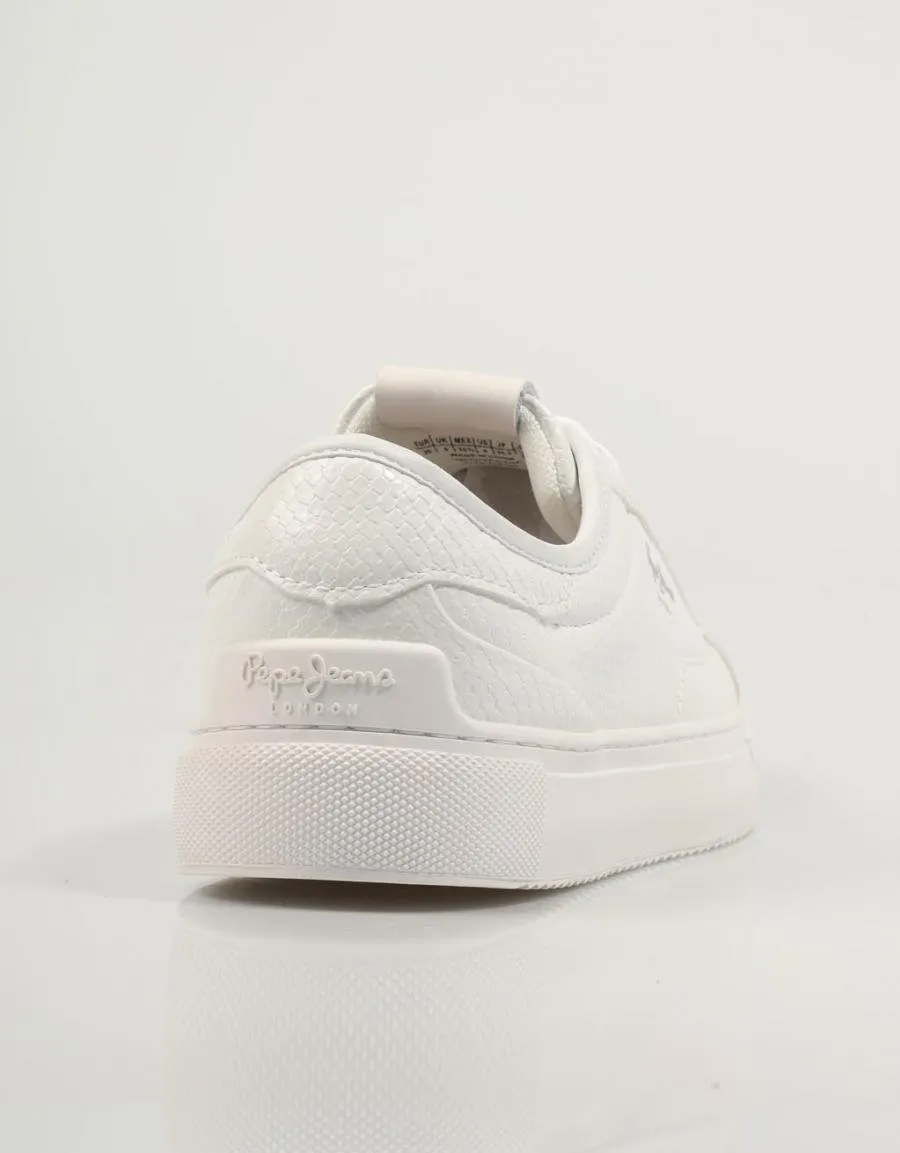  zapatillas PEPE JEANS Adams Snaky Pls31539 en Blanco 83123